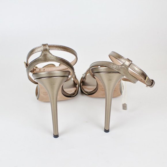 NEW Valentino Metallic Butterfly Sandals | Runway Style for Party & Events - Picture 10 of 14